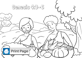 You are able to stick this picture within her room, so she remembers the word skiing and its. Free Cain And Abel Coloring Pages For Kids Printable Pdfs Connectus