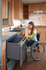 wheelchair accessible kitchen island
