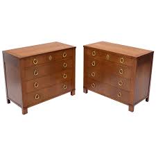 Historic charleston collection twin pedestal scalloped mahogany dining table 46 x 70(118). Baker Furniture Company Dressers 68 For Sale At 1stdibs
