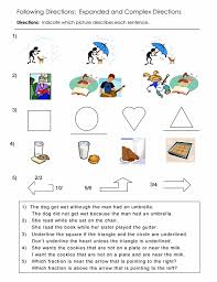 Give them directions as to how to line them up. Following Directions Worksheets Activities Goals And More Free Language Stuff