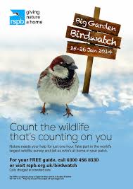 Rspb S Big Garden Birdwatch Is On 25 26 January 2014 Register Online Now Big Garden Birdwatch Big Garden Nature Activities