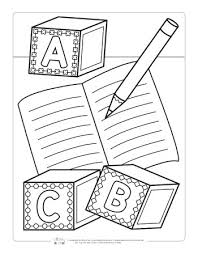 Pictures are not intricate and have large spaces to fill color easily. Back To School Coloring Pages For Kids Itsybitsyfun Com