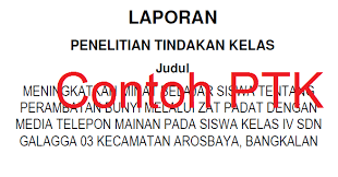We did not find results for: Contoh Penelitian Tindakan Kelas Untuk Sd Kelas 1 Sd 6 Info Pendidikan Terbaru
