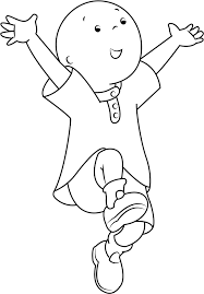 800 x 1020 png 110 кб. Happy Caillou Jumping Coloring Page Free Printable Coloring Pages For Kids