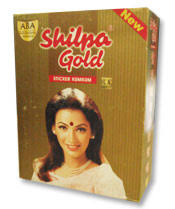 Buy Shilpa Gold Sticker Kumkum Bindi Aba Anti Bacterial