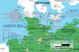 The largest of the north frisian islands is a popular destination among foodies and water sports fans. Germany Wannasurf Surf Spots Atlas Surfing Photos Maps Gps Location
