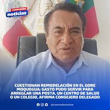 VICEGOBERNADOR DE MOQUEGUA SOBRE RECORTE PRESUPUESTAL: "SE DEBE A BAJA  EJECUCIÓN DEL 2024" El vicegobernador regional de Moquegua, Luis Trigoso  Palao, señaló que el recorte presupuestal que acusan las autoridades  regionales y