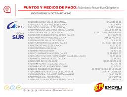 Puede realizar su pago con tarjetas de cualquier institución bancaria que sea visa ó mastercard. Puntos Y Medios De Pago Emcali