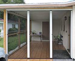 Turn You Unused Carport Into An Extra Outdoor Room With A Retractable Insect Screen From Shade And Shield Screened In Porch Diy Screen Porch Kits Porch Cost