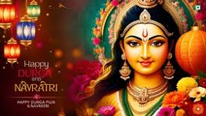 Mutlu Durga Puja Ve Navratri Poster şablonu Tasarımı