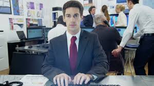 Young Businessman Working At His Desk From The Pov Of The Computer Screen Stock Footage Working Desk Young Businessman Business Man Computer Screen Young