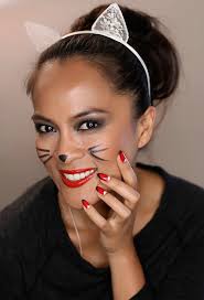 Divide the middle line onto six equal parts. How To Draw Cat Nose Makeup Saubhaya Makeup
