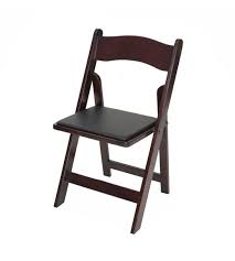 Classic Series Wood Folding Chair With Vinyl Padded Seat Wood Folding Chair Folding Chair Chair Fabric