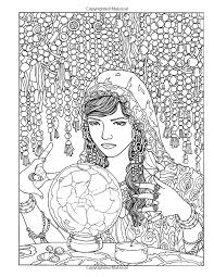 The Curious Carnival Coloring Book For Grown Ups 9781539991571 M R Umlas Rolando Jimenez Books Witch Coloring Pages Coloring Books Fairy Coloring Pages
