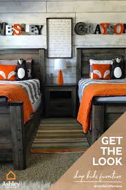 This color is good alternative for boys room colors since it gives cool atmosphere and tranquil feeling. Trending Woodland Inspired Kidsbedroom Boys Bedroom Furniture Kid Room Decor Home Decor