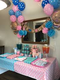 Gender Reveal Treat Table Gender Reveal Baby Shower Invitations Gender Reveal Decorations Gender Reveal Invitations