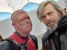 4 years ago today, I was mistaken for Mark Hamill at the San Diego  Comic-Con. More pix and links to the story and short video in comments. :  r/StarWars