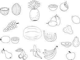 Free color flashcards for kindergarten & preschool! Delicious Food Coloring Pages For Children 101 Coloring