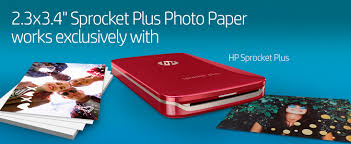 Amazon Com Hp Sprocket 2 3 X 3 4 Premium Zink Sticky Back Photo Paper 20 Sheets Compatible With Hp Sprocket Select And Plus Printers Camera Photo
