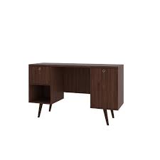 Instead, i ran to my local lumber supplier and picked out rough… Edgar 1 Drawer Mid Century Office Desk Manhattan Comfort Target