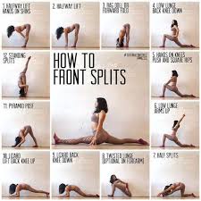 Front Split Stretches Easy Yoga Workouts Flexibility Workout Gymnastics Workout