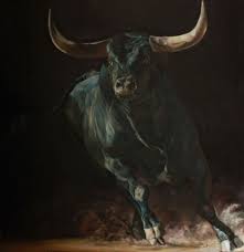 Pin By Lisa Dierdorf On Toreador Bull Painting Animal Paintings Bull Tattoos