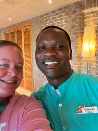 Carnival Horizon at the dock, great staff