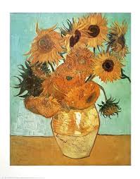 Blumen malvorlagen kostenlos zum ausdrucken. Van Gogh Sonnenblumen Kunstdruck Leinwandbild Gerahmtes Bild