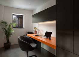 Vous êtes client d'une offre entreprise, orange vous propose my orange office, une suite d'applications accessibles à partir d'un portail web qui vous. Contemporary Home Office Dark Grey Orange Contemporary Home Office Cornwall By Yeo Design Houzz