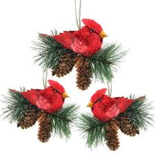 We love this paper cardinal ornament. Cardinal Christmas Ornaments Christmas Tree Decorations The Home Depot