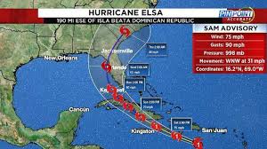 Central north pacific (140°w to 180°) Cone Computer Models Updates Elsa Strengthens Into Hurricane Florida Still In Path