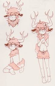 Cute Deer Boy Cute Anime Character Anime Characters Furry Art