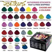 Details About Box Of 4 Pots La Riche Directions Semi Permanent Hair Dye All Colours