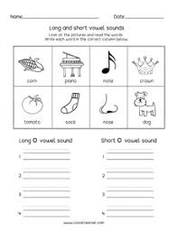 Then sort the words into the groups below if the vowel sound in a word is short, put an in the short vowel column Long And Short Vowel Sounds Sorting Printables For Preschool And Kindergarten Kids