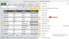 how to disable scroll lock in excel exceljet