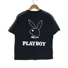 Check spelling or type a new query. Playboy Big Bunny Black Crewneck Tshirt Short Sleave Etsy