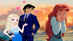 Eric Leaving Ariel For Elsa Disney Princess Elsa And Ariel Love Rivals Dress Up Game Youtube
