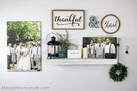 Canvas prints wall decor ideas. Wall Decor Using Canvas Prints Hoosier Homemade