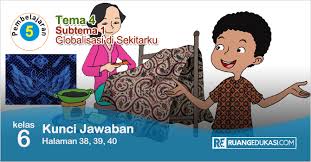 Kunci Jawaban Tema 4 Kelas 6 Halaman 38 39 40 Buku Tematik Kurikulum 2013 Revisi Kurikulum Kunci Buku