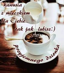 Kartki4you Ekartka Dzień Dobry! Pyszną kawusię Ci serwuję:) - Darmowe  ekartki i życzenia