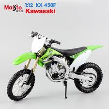 Click To Buy 1 12 Brand Kids Mini Motorcycle Kawasaki Kx 450f Diecast Model Motor Bike Miniature Alloy Metal Kids Motorcycle Sport Bikes Motocross Bikes