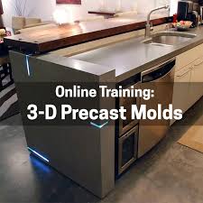 I've seen other concrete counter top diys where they make the whole counter tops out of concrete and use molds, but i weird question, but when you put the sink back in do you glue it in or anything? Get Self Study Training For 3 Dimensional Precast Molds Ramp Sinks