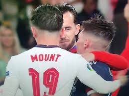 Chilwell and mount were seen hugging and speaking to gilmour after the final whistle of friday's game. Ewix Pgtpctaim