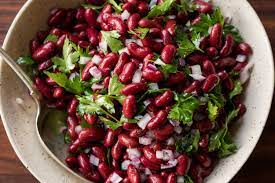 Simple Colorful Kidney Bean Side Salad Recipe Recipe Side Salad Recipes Recipes With Kidney Beans Vegetable Recipes