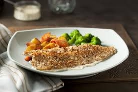 Bjs Mac And Cheese Bites Cooking Instructions Almond Sunflower Seed Crusted Rainbow Trout With Dijon White Wine Sauce Fresh Fish Kitchen Trout Recipes Rainbow Trout Recipes Seafood Recipes