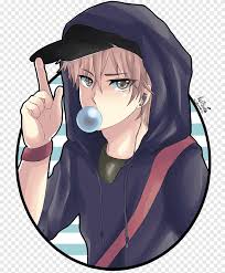Anime Character Chewing Bubble Gum Anime Anime Boy Black Hair Human Png Pngegg Black and white anime desktop drawing art, manga boy transparent background png clipart. anime character chewing bubble gum