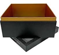 9.25" Acetate Lid Textured Square Floral Box - Black