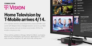 As well as an apple tv app. T Mobile Enters Television Market In Eight Cities With Pricey Tvision Home Promising Bs Free Tv Cmos