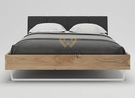 Lozko Debowe Steel 01 Furniture Home Decor Bed