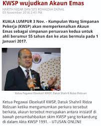 Kwsp merupakan satu skim yang dilancarkan oleh kerajaan pada tahun 1991 untuk membantu anda 4) anda boleh memilih untuk membuat pengeluaran daripada 'akaun emas'. Akaun Emas Kwsp Bersandarkan Emas Ustaz Emas Dan Dinar Facebook